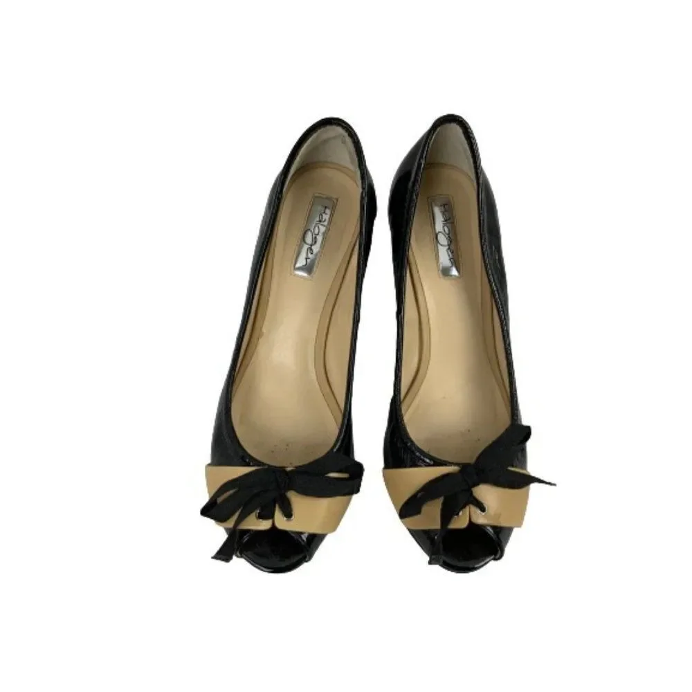 Halogen Beige and Black Shoes. Sz 7.5M